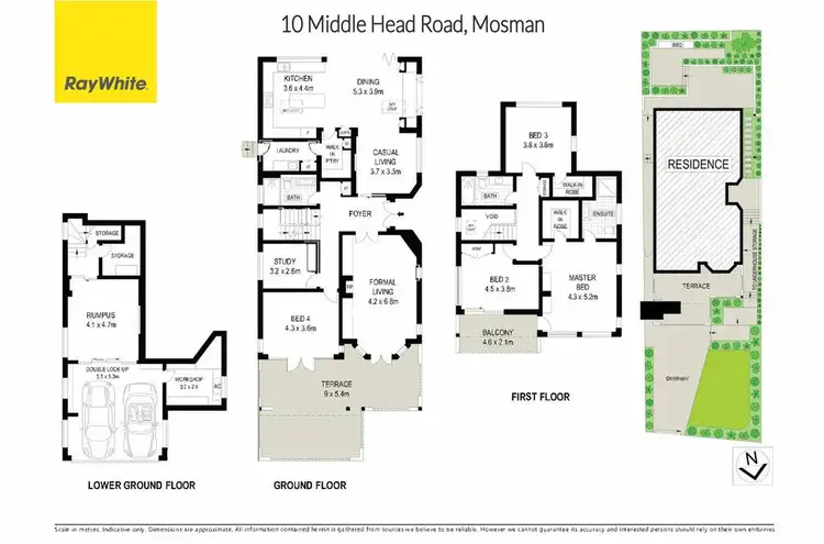 Floorplan of Homely house listing, 10 Middle Head Road, Mosman NSW 2088