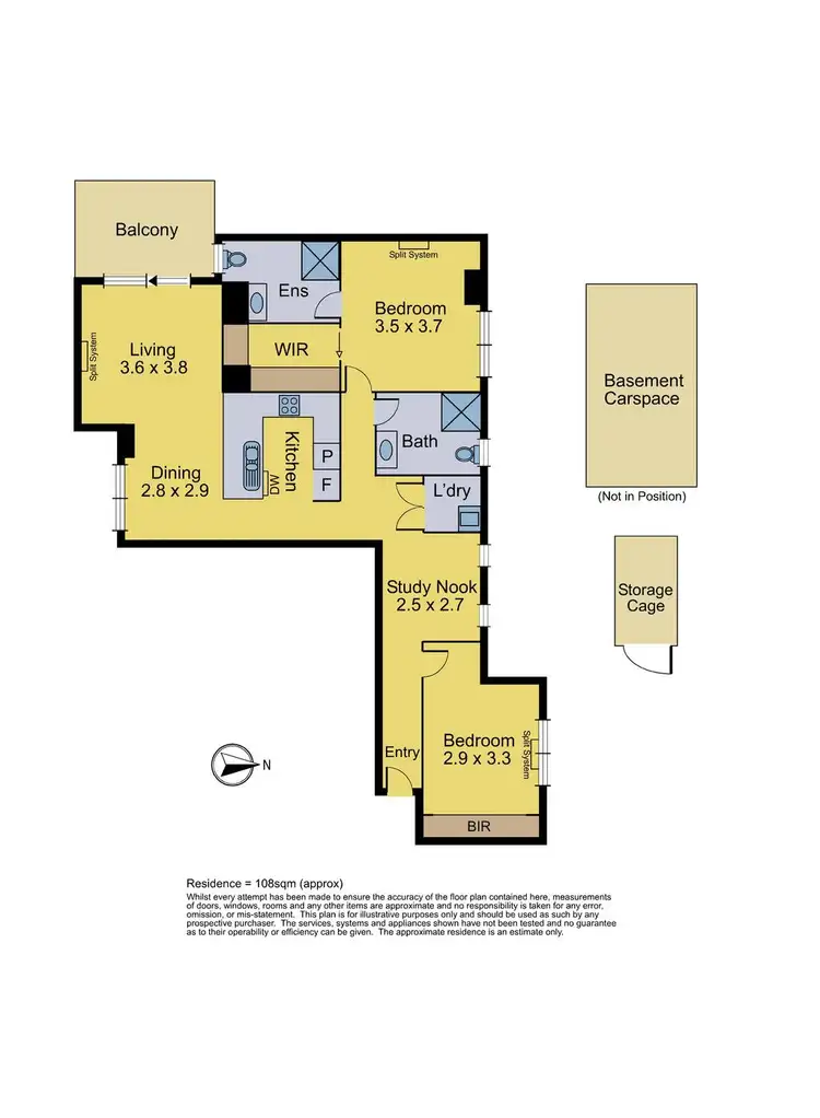 Floorplan of Homely apartment listing, 28/881 Doncaster Road, Doncaster East VIC 3109