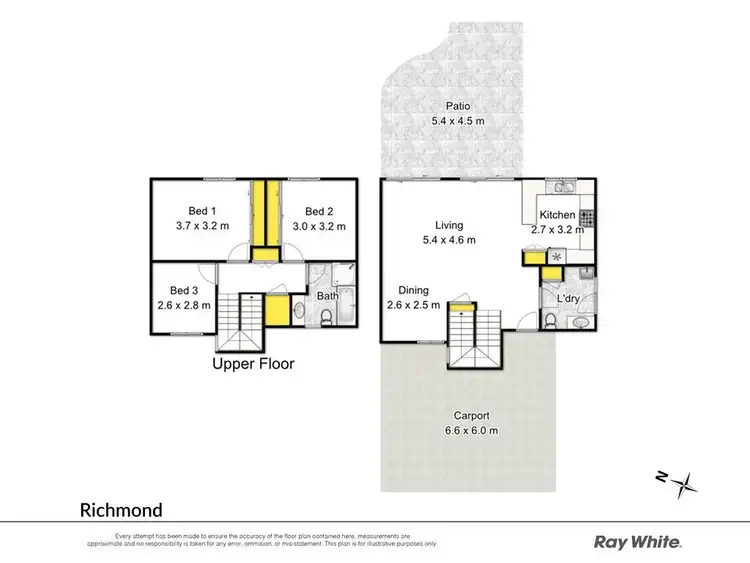 Floorplan of Homely townhouse listing, 2 John Tebbutt Place, Richmond NSW 2753