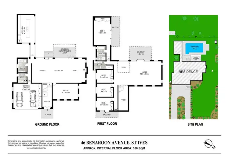 Floorplan of Homely house listing, 46 Benaroon Avenue, St Ives NSW 2075