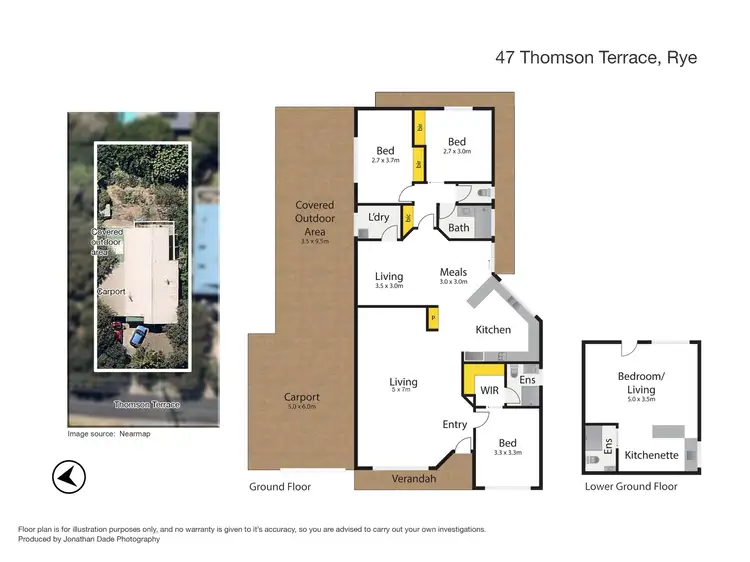 Floorplan of Homely house listing, 47 Thomson Terrace, Rye VIC 3941