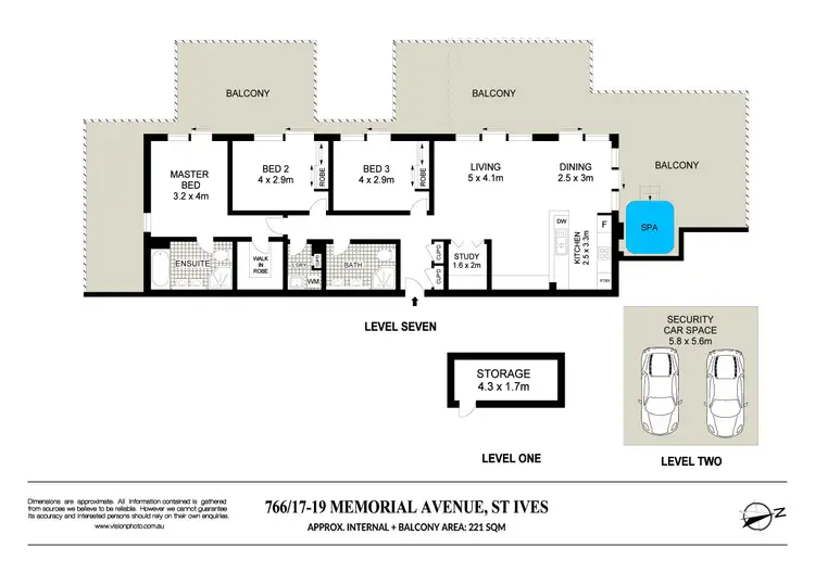 Floorplan of Homely apartment listing, 766/17-19 Memorial Avenue, St Ives NSW 2075