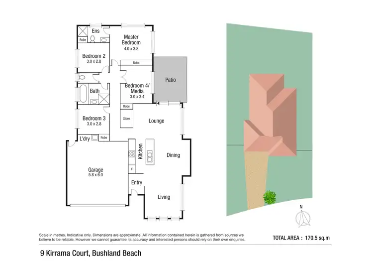 Floorplan of Homely house listing, 9 Kirrama Court, Bushland Beach QLD 4818