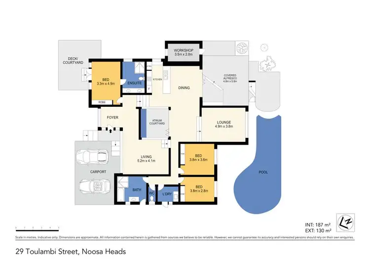 Floorplan of Homely house listing, 29 Toulambi Street, Noosa Heads QLD 4567