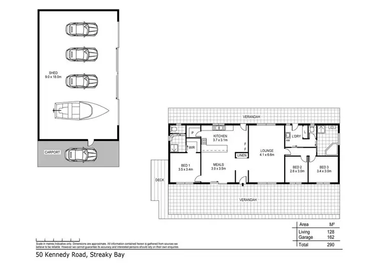 Floorplan of Homely house listing, 50 Kennedy Road, Streaky Bay SA 5680