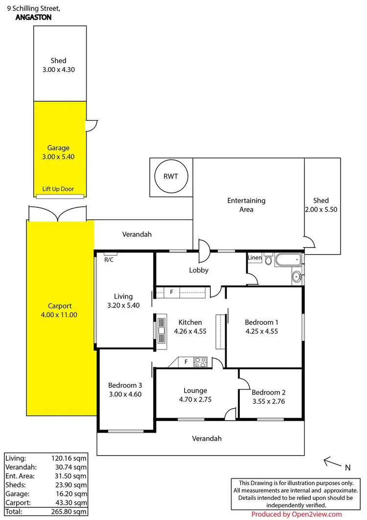 Floorplan of Homely house listing, 9 Schilling Street, Angaston SA 5353