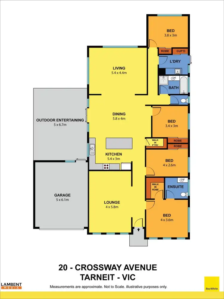 Floorplan of Homely house listing, 20 Crossway Avenue, Tarneit VIC 3029