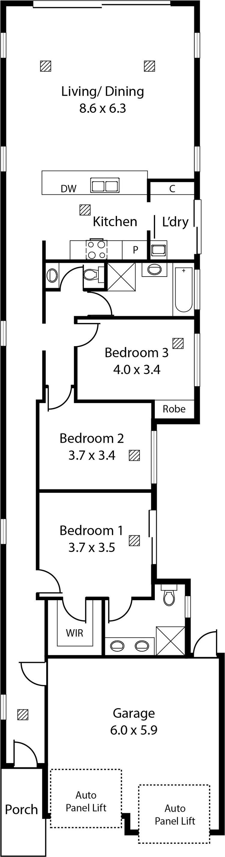Floorplan of Homely house listing, 27a Westminster Avenue, Fulham Gardens SA 5024