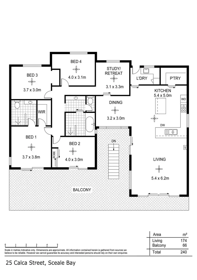 Floorplan of Homely house listing, 25 Calca Street, Sceale Bay SA 5680