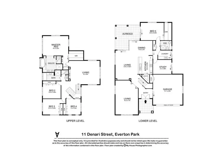 Floorplan of Homely house listing, 11 Denari Street, Everton Park QLD 4053