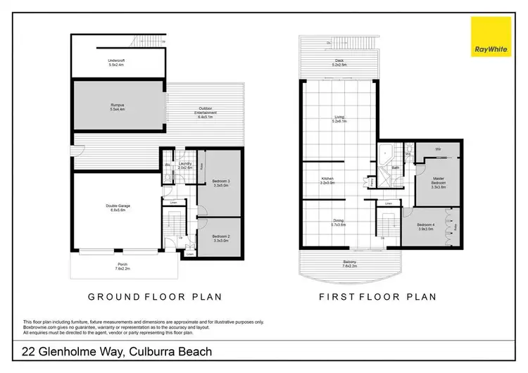 Floorplan of Homely house listing, 22 Glenholme Way, Culburra Beach NSW 2540