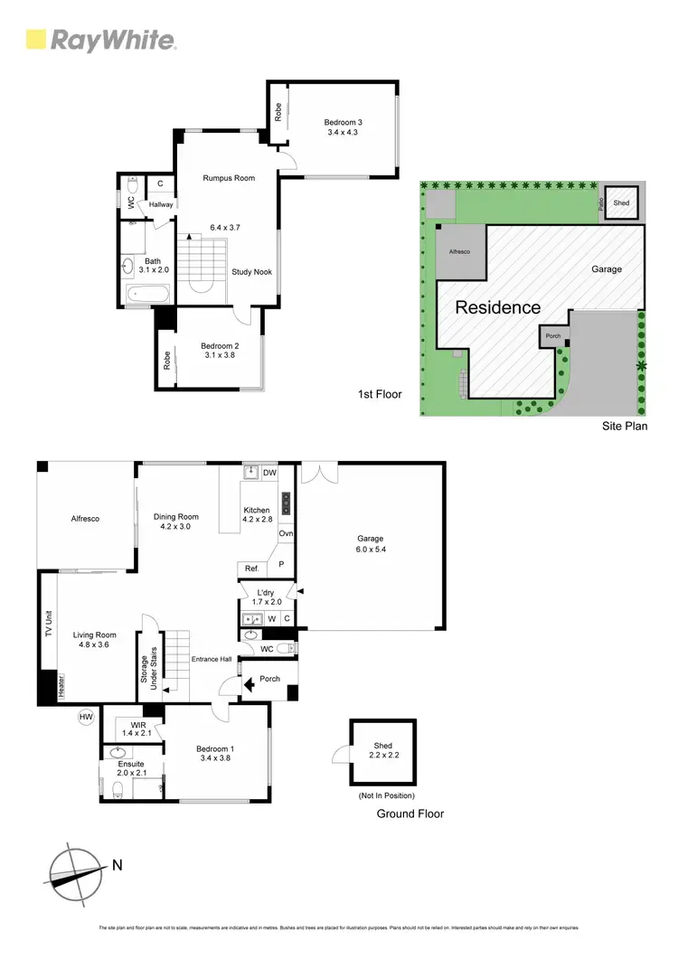 Floorplan of Homely townhouse listing, 2/57 Highland Avenue, Oakleigh East VIC 3166