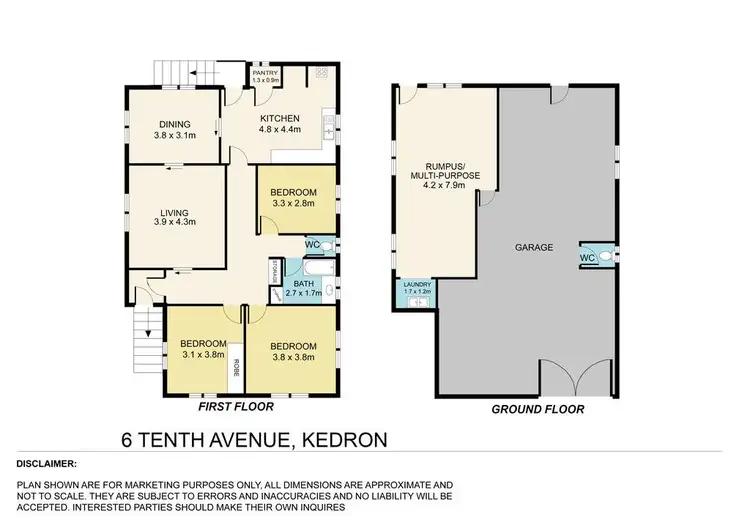 Floorplan of Homely house listing, 6 Tenth Avenue, Kedron QLD 4031
