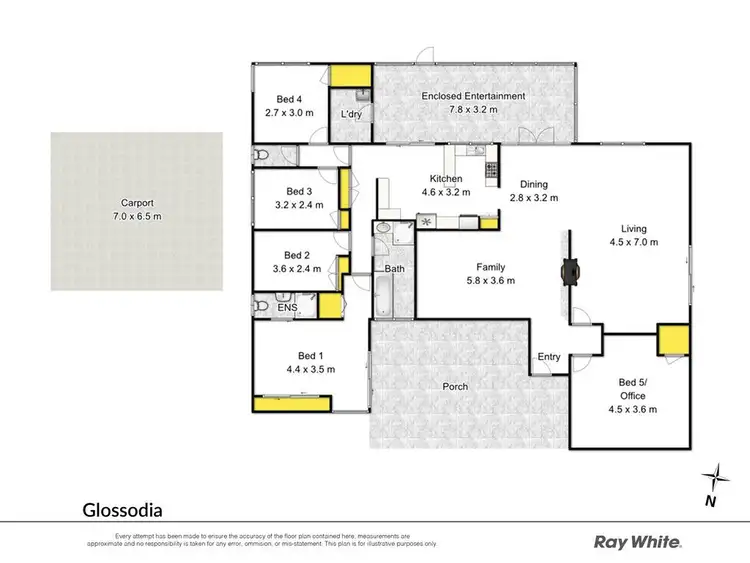 Floorplan of Homely house listing, 8 James Street, Glossodia NSW 2756