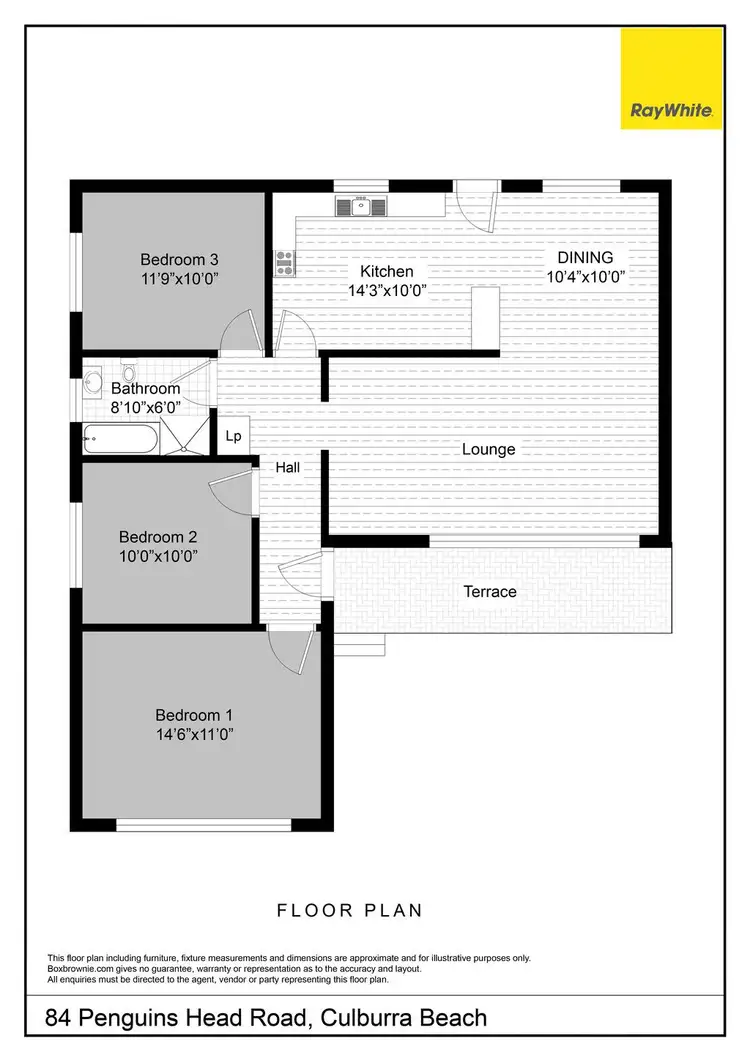 Floorplan of Homely house listing, 84 Penguins Head Road, Culburra Beach NSW 2540
