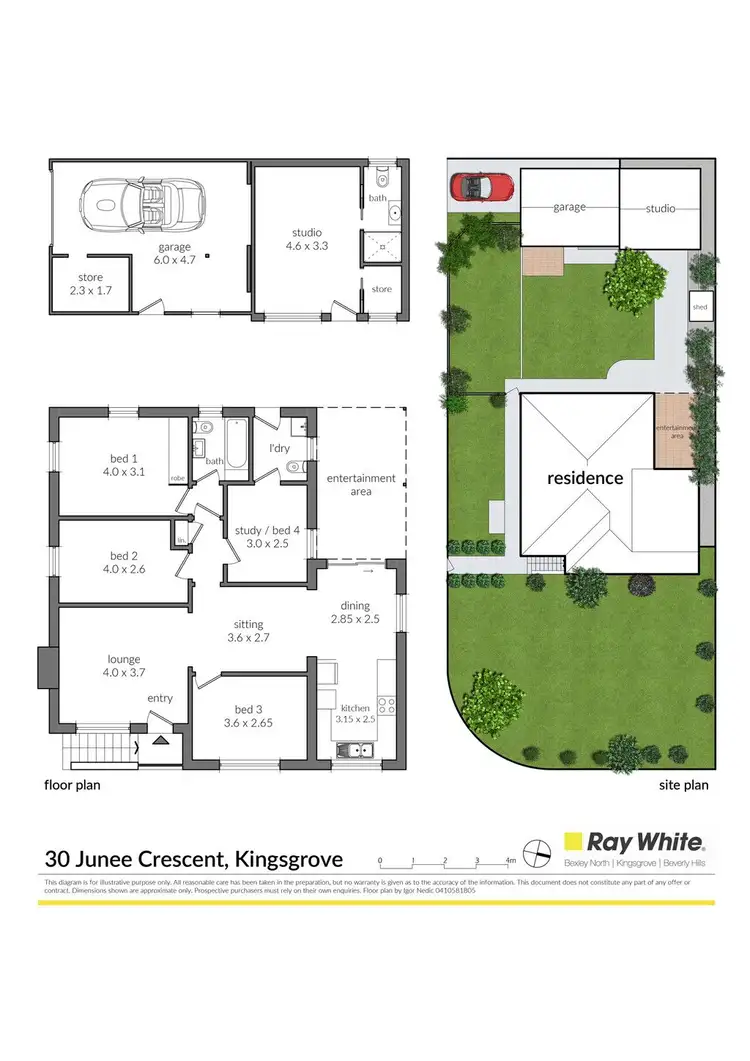 Floorplan of Homely house listing, 30 Junee Crescent, Kingsgrove NSW 2208