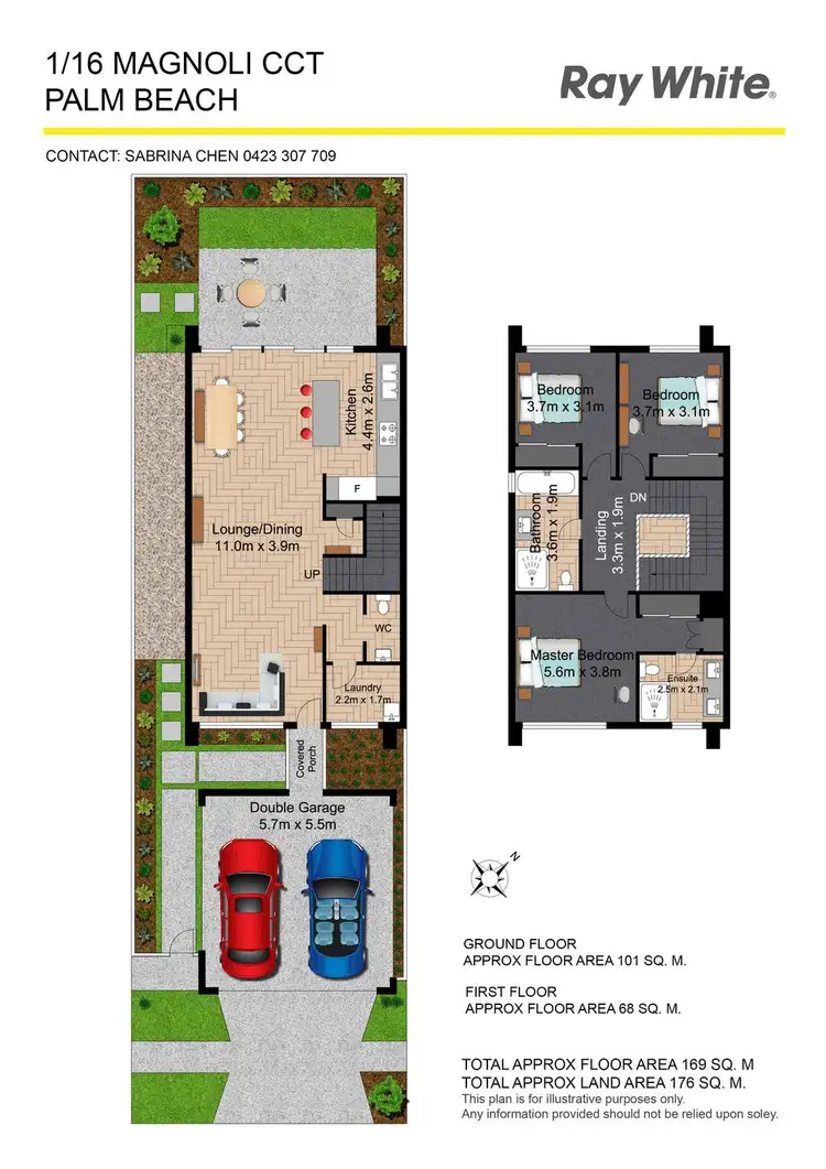 Floorplan of Homely house listing, 1/16 Magnoli Circuit, Palm Beach QLD 4221