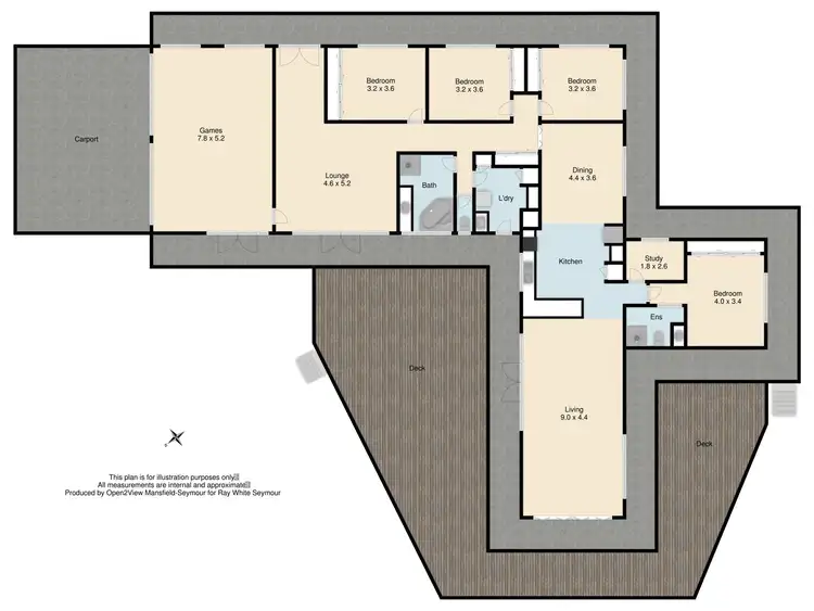 Floorplan of Homely house listing, 570 Telegraph Road, Seymour VIC 3660