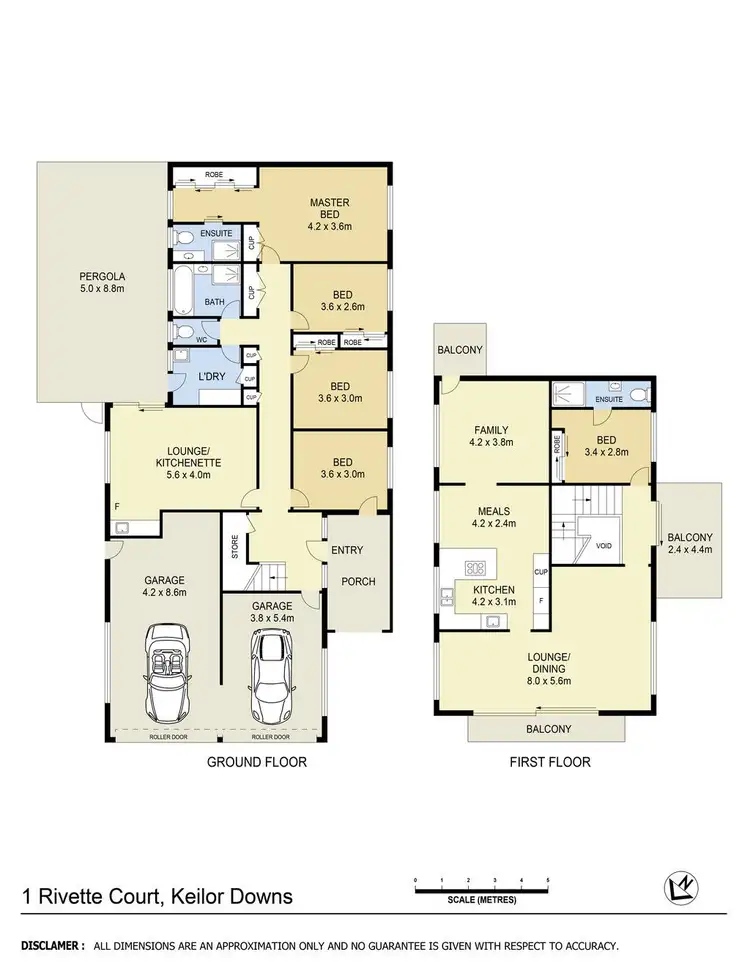 Floorplan of Homely house listing, 1 Rivette Court, Keilor Downs VIC 3038