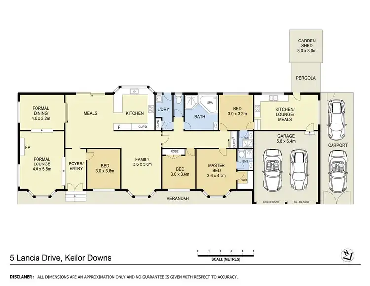 Floorplan of Homely house listing, 5 Lancia Drive, Keilor Downs VIC 3038