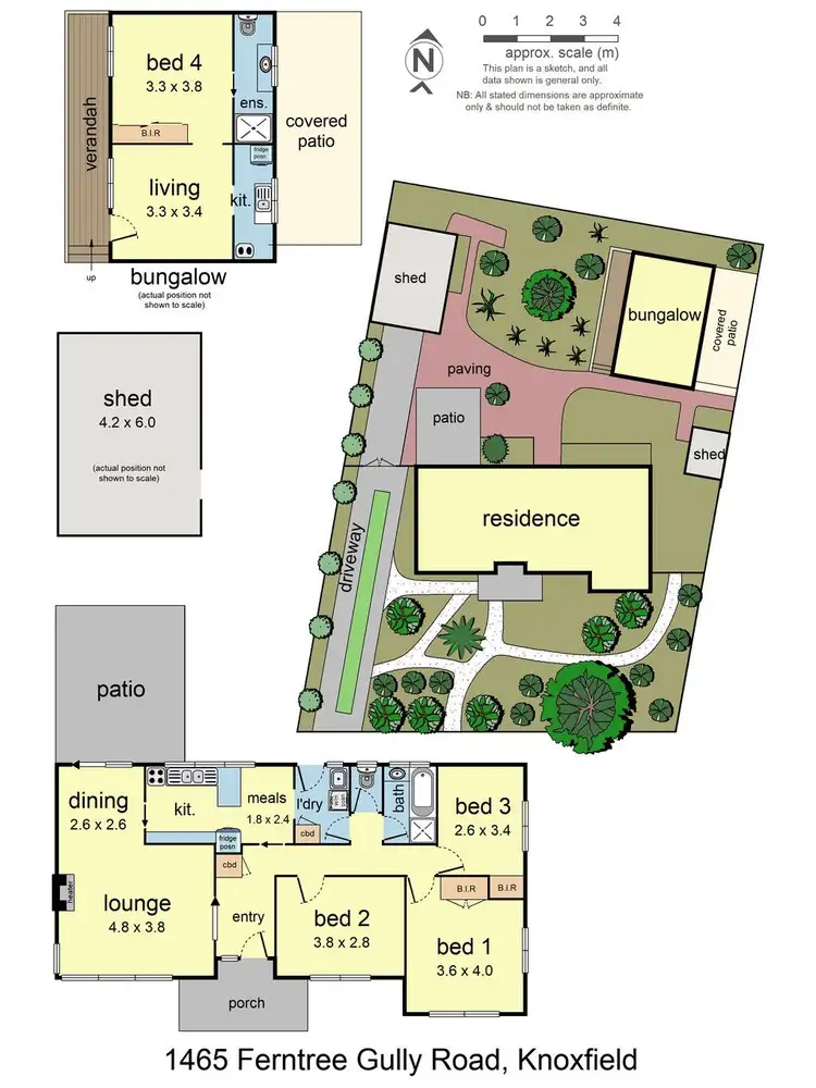 Floorplan of Homely house listing, 1465 Ferntree Gully Road, Knoxfield VIC 3180