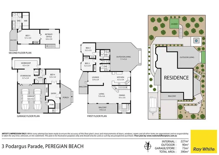 Floorplan of Homely house listing, 3 Podargus Parade, Peregian Beach QLD 4573