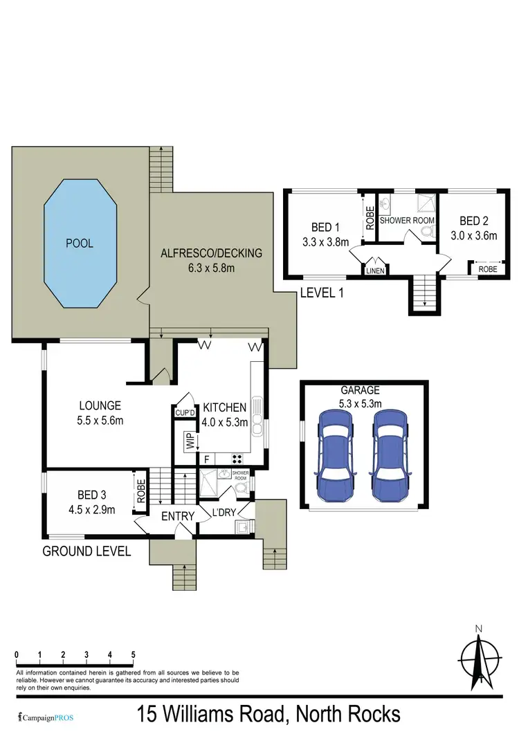 Floorplan of Homely house listing, 15 Williams Road, North Rocks NSW 2151