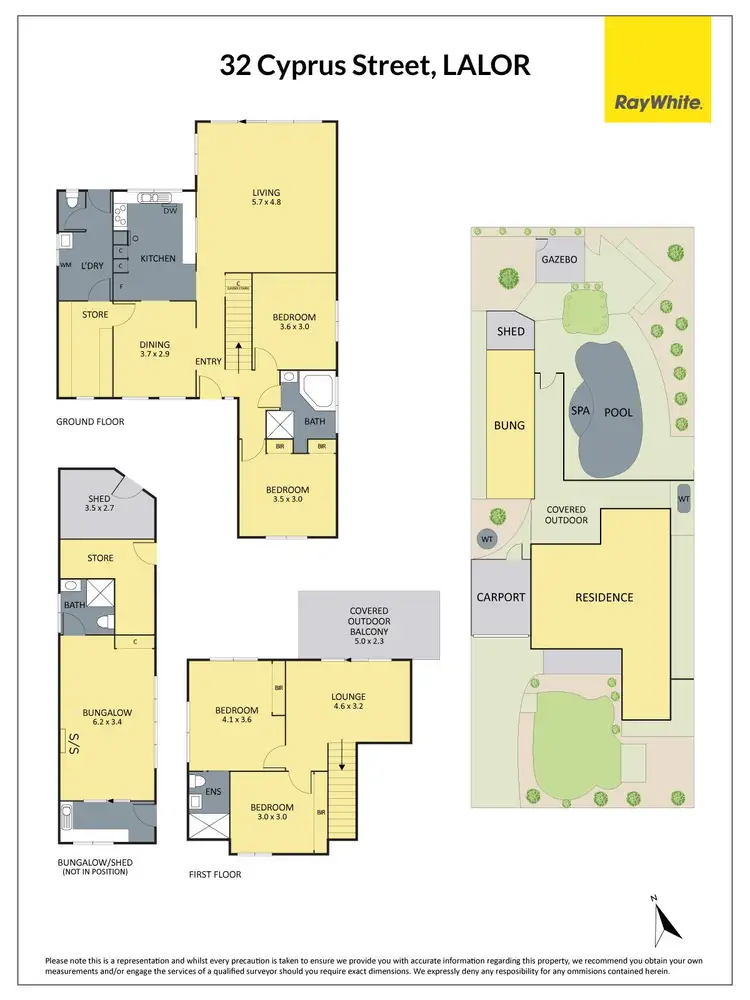 Floorplan of Homely house listing, 32 Cyprus Street, Lalor VIC 3075