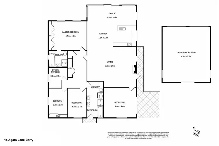 Floorplan of Homely house listing, 15 Agars Lane, Berry NSW 2535