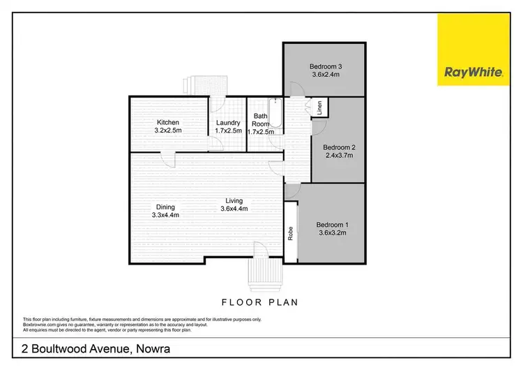 Floorplan of Homely house listing, 2 Boultwood Avenue, Nowra NSW 2541