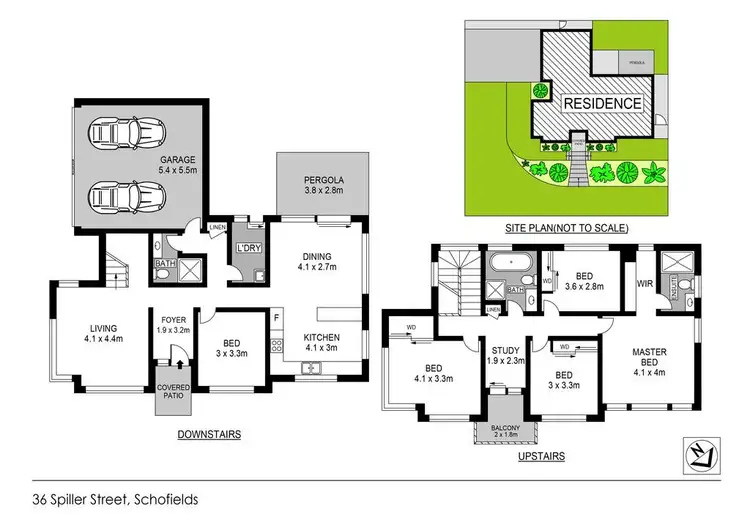 Floorplan of Homely house listing, 36 Spiller Street, Schofields NSW 2762