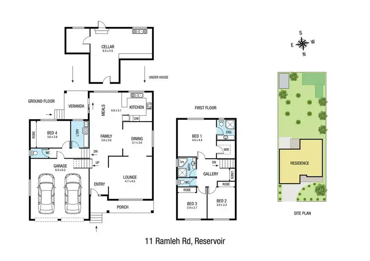 Floorplan of Homely house listing, 11 Ramleh Road, Reservoir VIC 3073