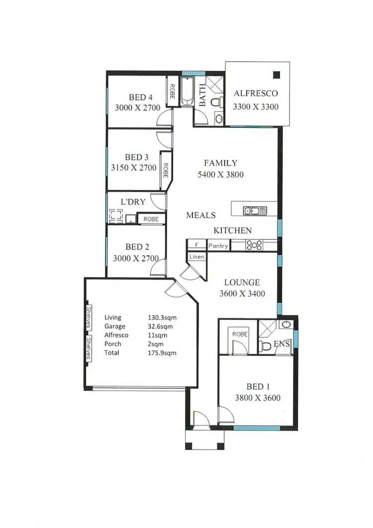 Floorplan of Homely house listing, 21 Regal Park Drive, Tamworth NSW 2340