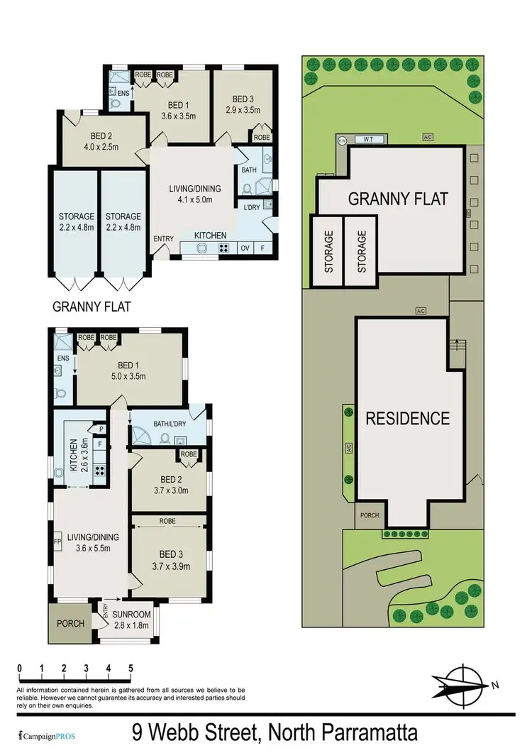 Floorplan of Homely house listing, 9 Webb Street, North Parramatta NSW 2151
