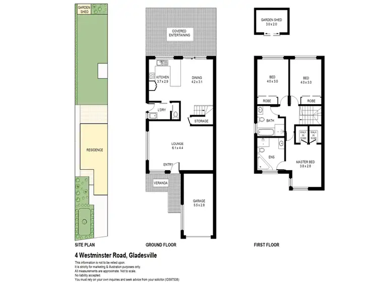 Floorplan of Homely house listing, 4 Westminster Road, Gladesville NSW 2111