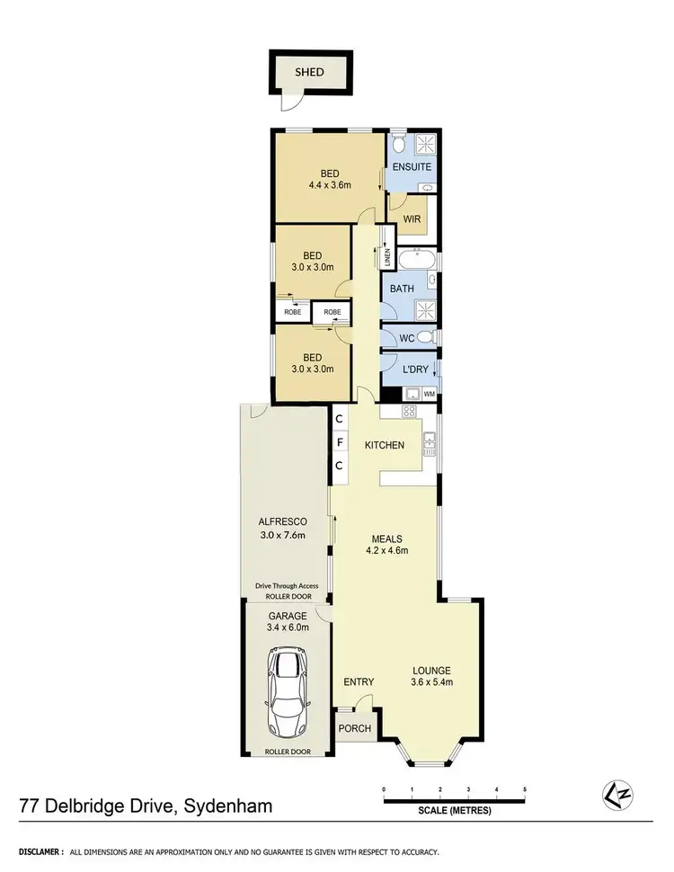 Floorplan of Homely house listing, 77 Delbridge Drive, Sydenham VIC 3037