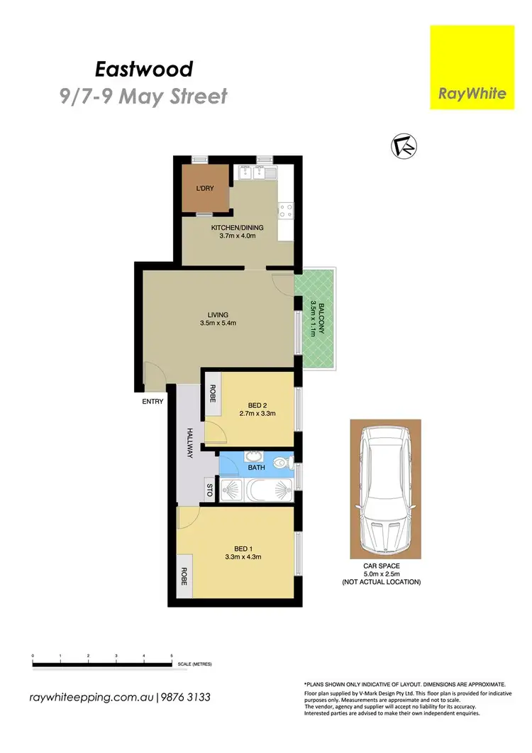 Floorplan of Homely unit listing, 9/7-9 May Street, Eastwood NSW 2122