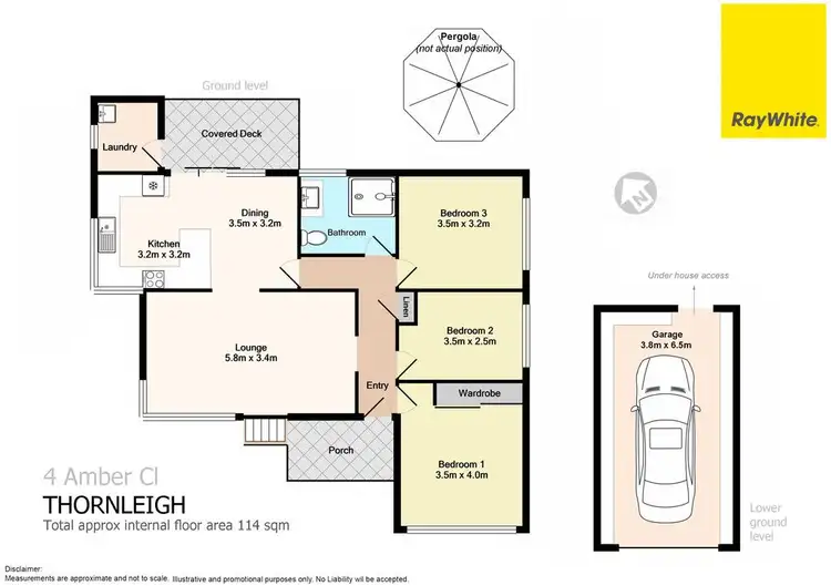 Floorplan of Homely house listing, 4 Amber Close, Thornleigh NSW 2120