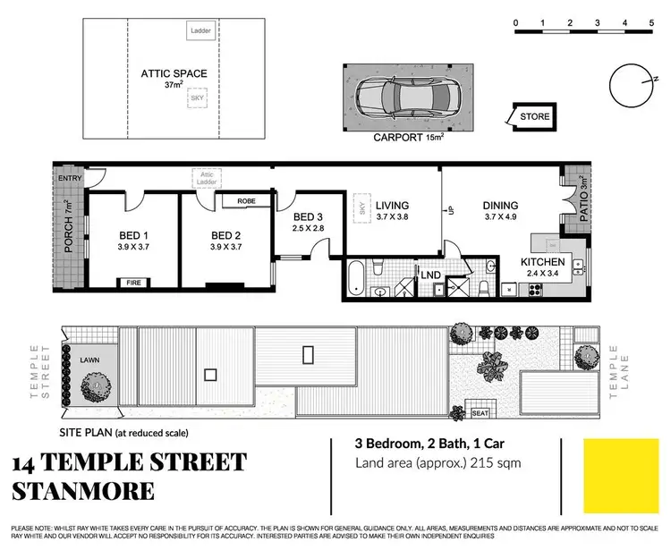 Floorplan of Homely house listing, 14 Temple Street, Stanmore NSW 2048