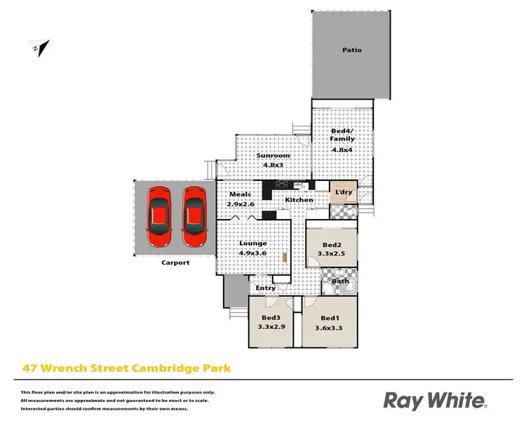 Floorplan of Homely house listing, 47 Wrench Street, Cambridge Park NSW 2747