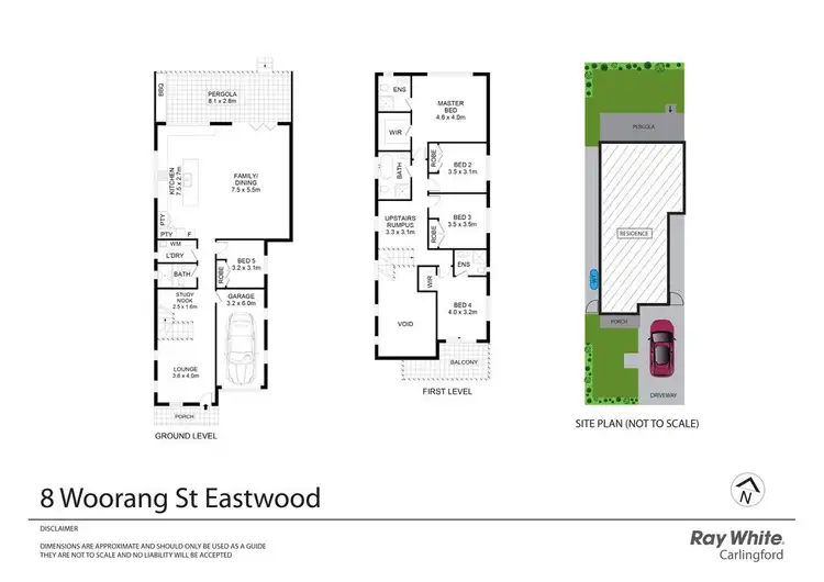 Floorplan of Homely house listing, 8 Woorang Street, Eastwood NSW 2122