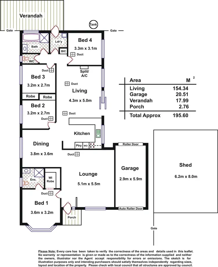 Floorplan of Homely house listing, 19 Glastonbury Way, Craigmore SA 5114