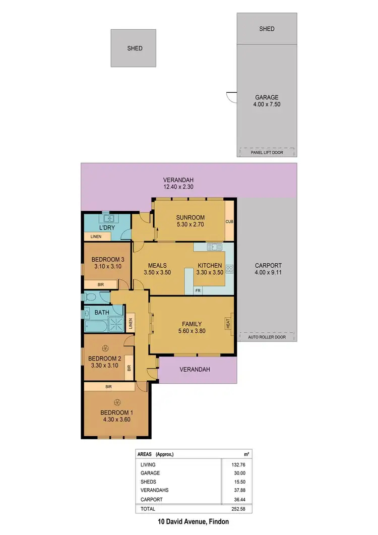 Floorplan of Homely house listing, 10 David Avenue, Findon SA 5023