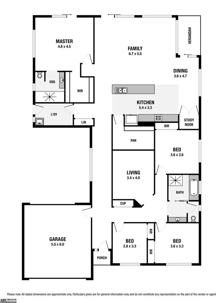 Floorplan of Homely house listing, 10 Paterson Street, Rosebud VIC 3939