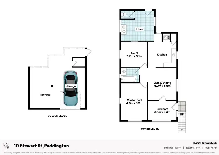 Floorplan of Homely house listing, 10 Stewart Street, Paddington QLD 4064