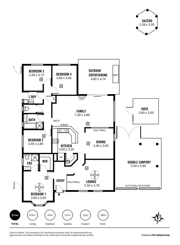 Floorplan of Homely house listing, 19 Alia Drive, Sheidow Park SA 5158
