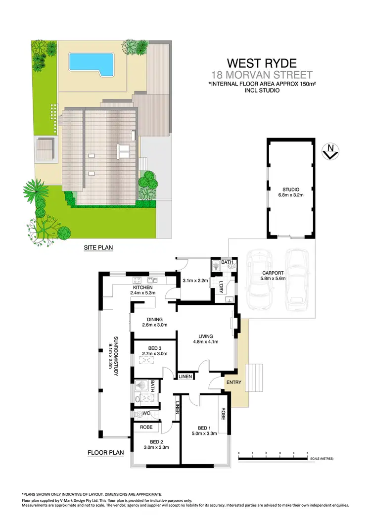 Floorplan of Homely house listing, 18 Morvan Street, West Ryde NSW 2114