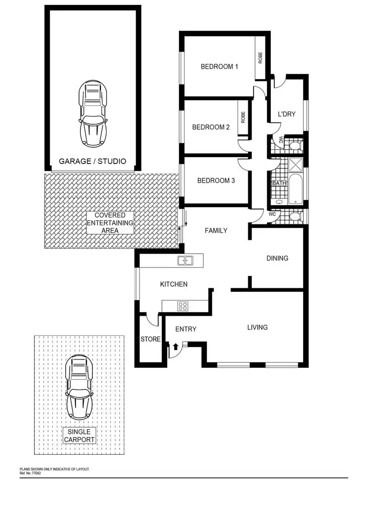 Floorplan of Homely house listing, 5 Hourigan Place, Richardson ACT 2905
