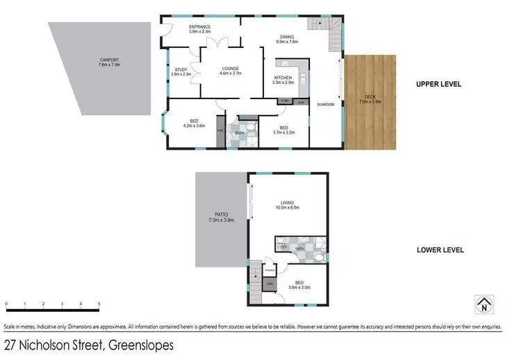 Floorplan of Homely house listing, 27 Nicholson Street, Greenslopes QLD 4120