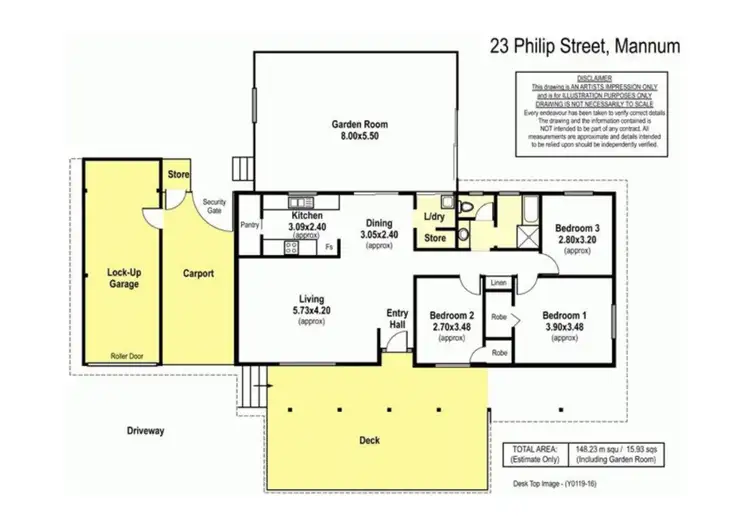 Floorplan of Homely house listing, 23 Philip Street, Mannum SA 5238